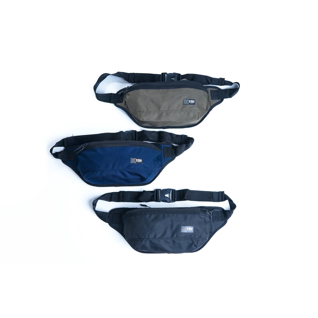 TRAVIS - Waistbag // Tas Pinggang Pria // Tas Selempang // Tas Pinggang - KENFACTORY