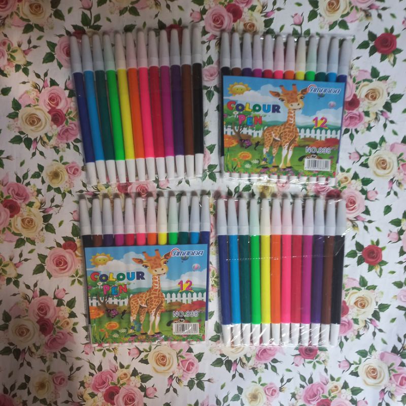 

spidol 12 warna untuk anak