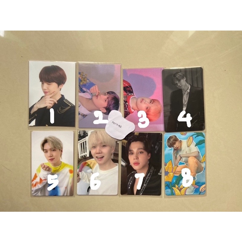 OFFICIAL BTS PC Photocard Yoongi Suga MONO MOTS 7 POB FC JP Limited Universal Music MOTS One Concept