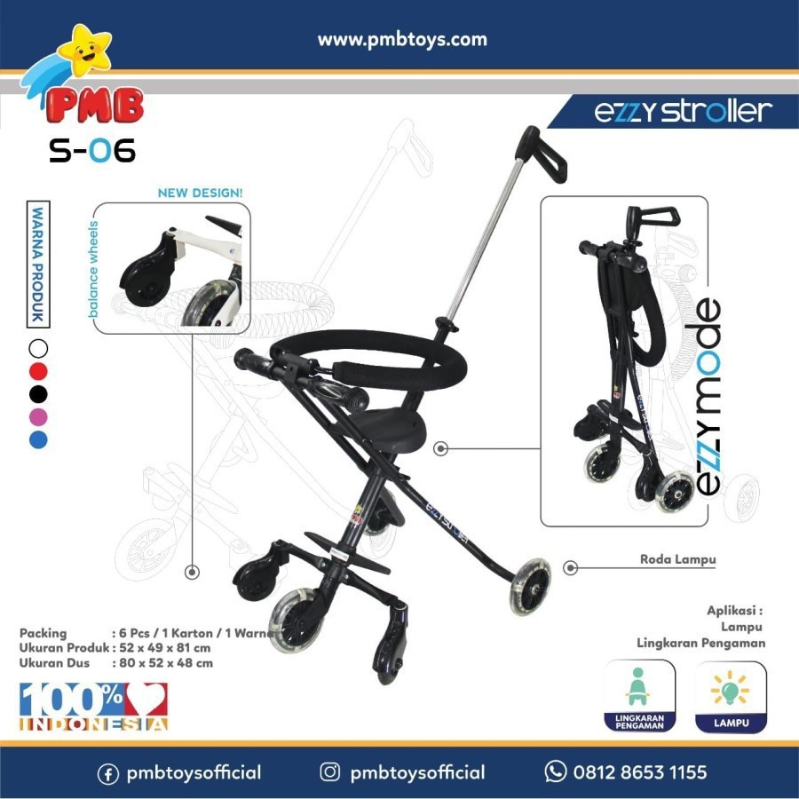 PMB Stroller S-06 / Stroller Anak