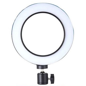 TaffSTUDIO Lampu Halo Ring Light LED Kamera 8W 6 Inch - White