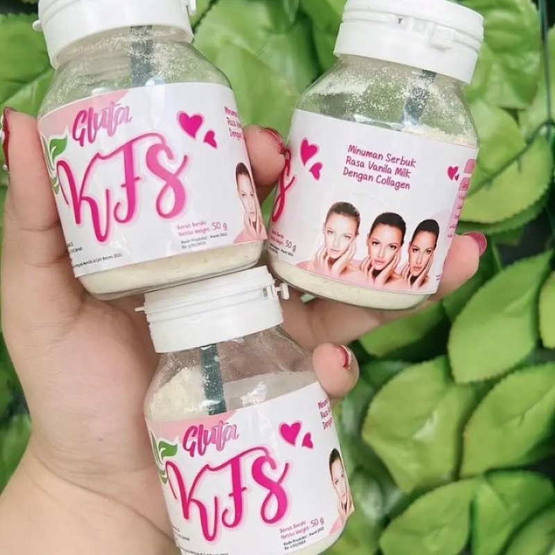 PROMO GLUTA WHITE KFS PEMUTIH BADAN & WAJAH IZIN DINKES 100% ORI / Collagen Drink