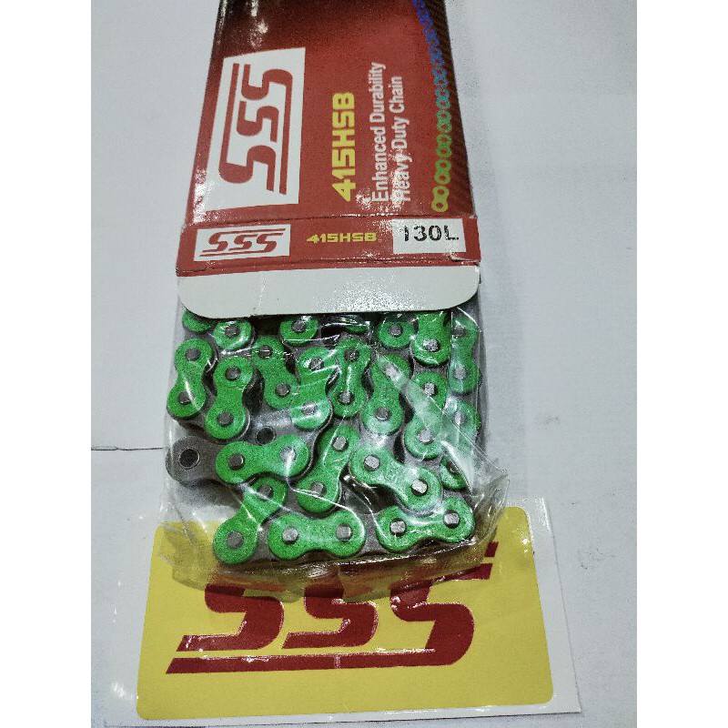 SSS RANTAI 415 HSB 130L COLOUR warna green red yellow SERIES CB150R  TIGER MEGAPRO VIXION SATRIAFU JUPITER SUPRA