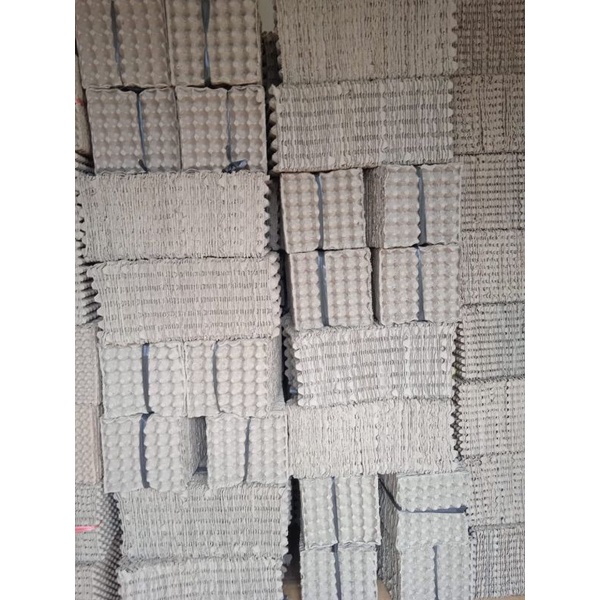 Eggtray telur ayam baru  cetakan pabrik satu bal isi 70 lembar Eggtray karton nampan telur No#1 di Indonesia