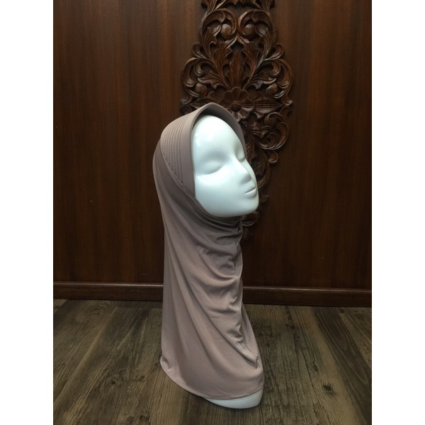 Hijab Sport Linear. Bergo Pendek, Bergo Sekolah-milo