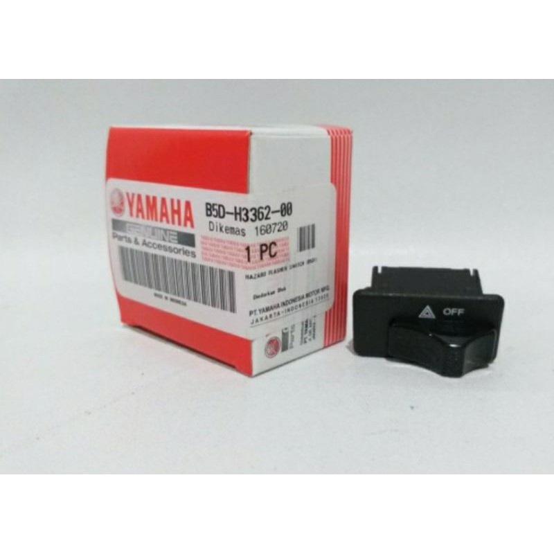 SAKLAR TOMBOL HAZARD FREEGO FREE GO FAZZIO GEAR 125 ASLI ORI YAMAHA B5D H3362 00