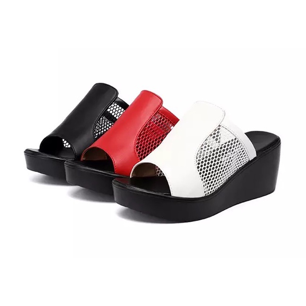 Sandal WanitaZora Sepatu Wanita Wedges Cellin