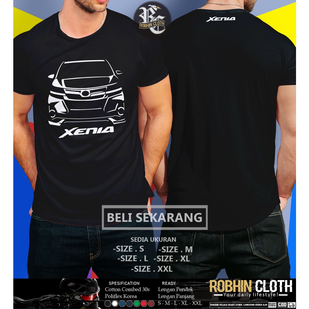 Kaos Mobil Daihatsu New Xenia Racing Baju Otomotif