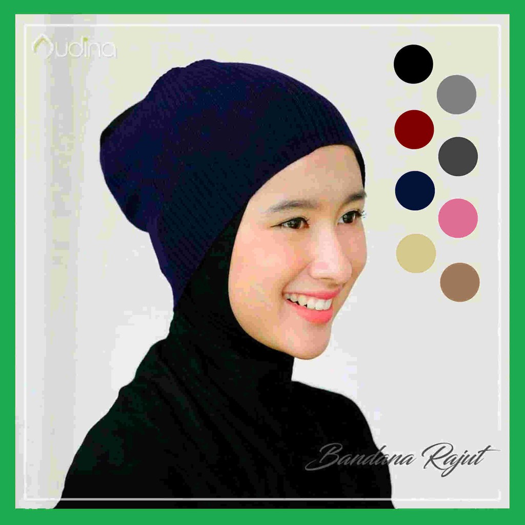 Bandana Annisa Polos / An-Nisa / Ciput Anisa Super Premium / Ciput Rajut Salur Inner Hijab