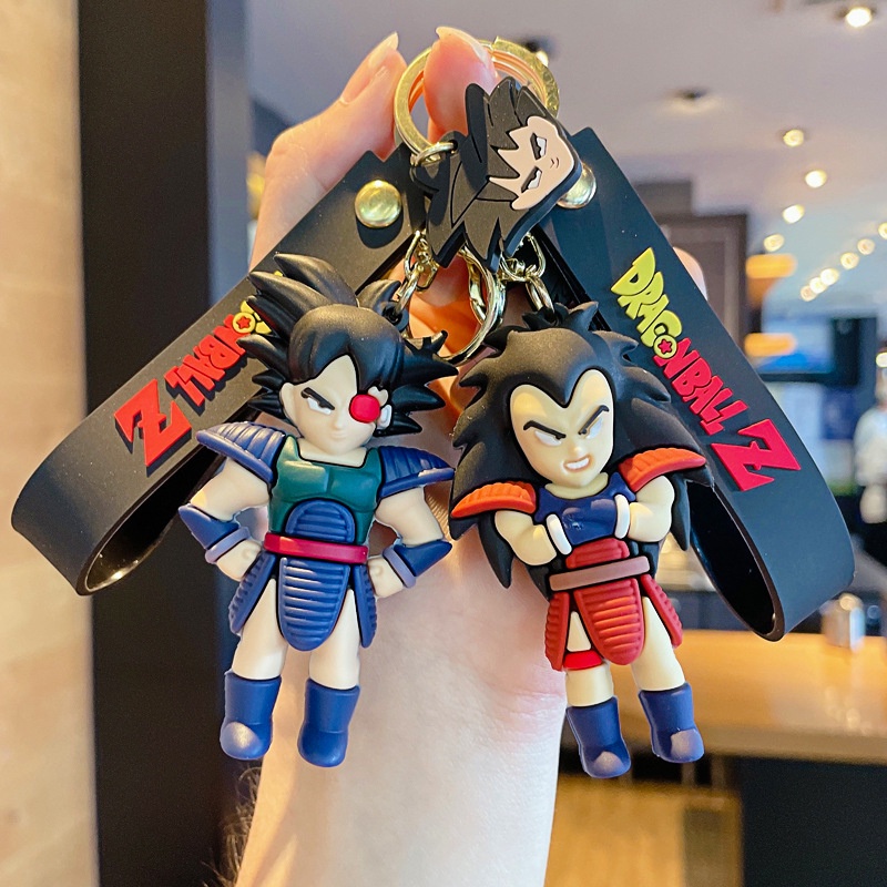 Gantungan Kunci Bentuk Boneka Dragon Ball Son Goku Gohan Bahan Silikon Untuk Anak Laki-Laki / Perempuan