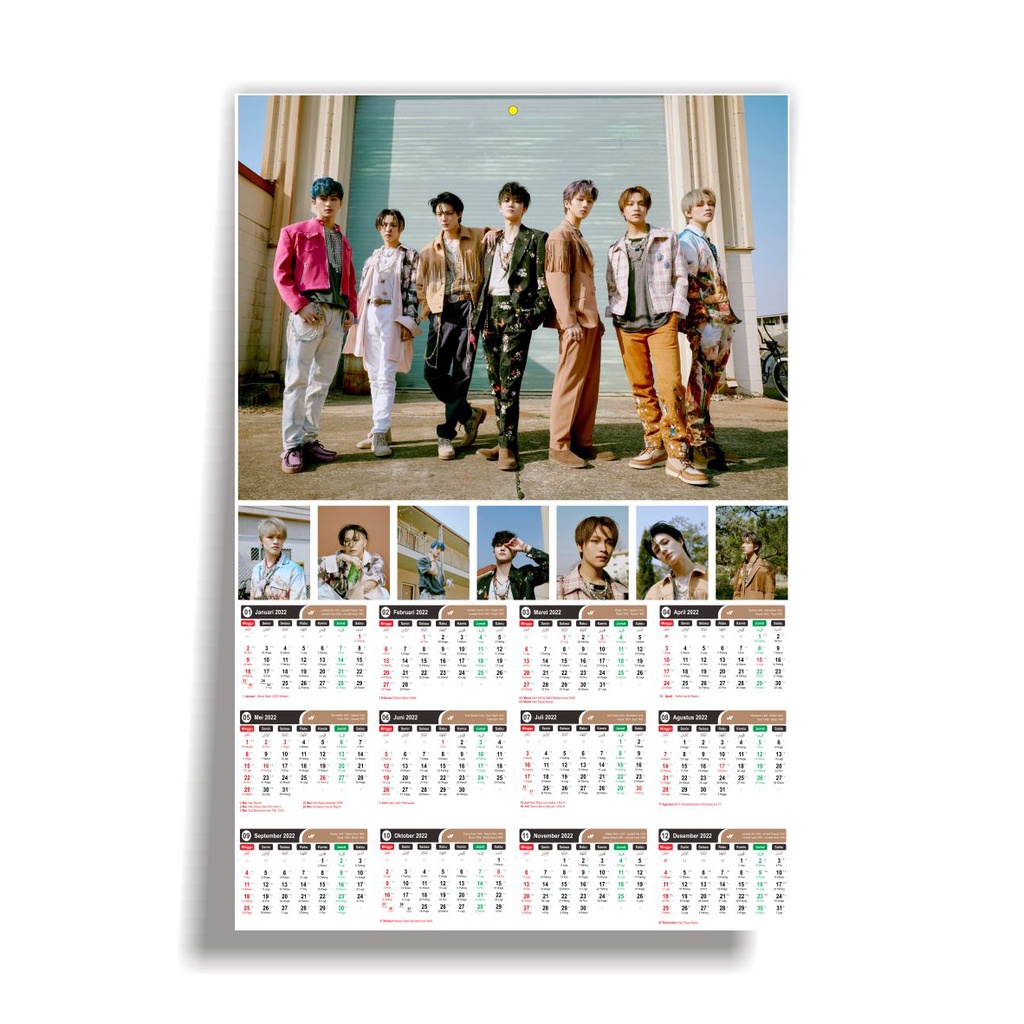 (READY STOCK) KALENDER 2023 - NCT DREAM HOT SAUCE - KALENDER KPOP MURAH UNOFFICIAL