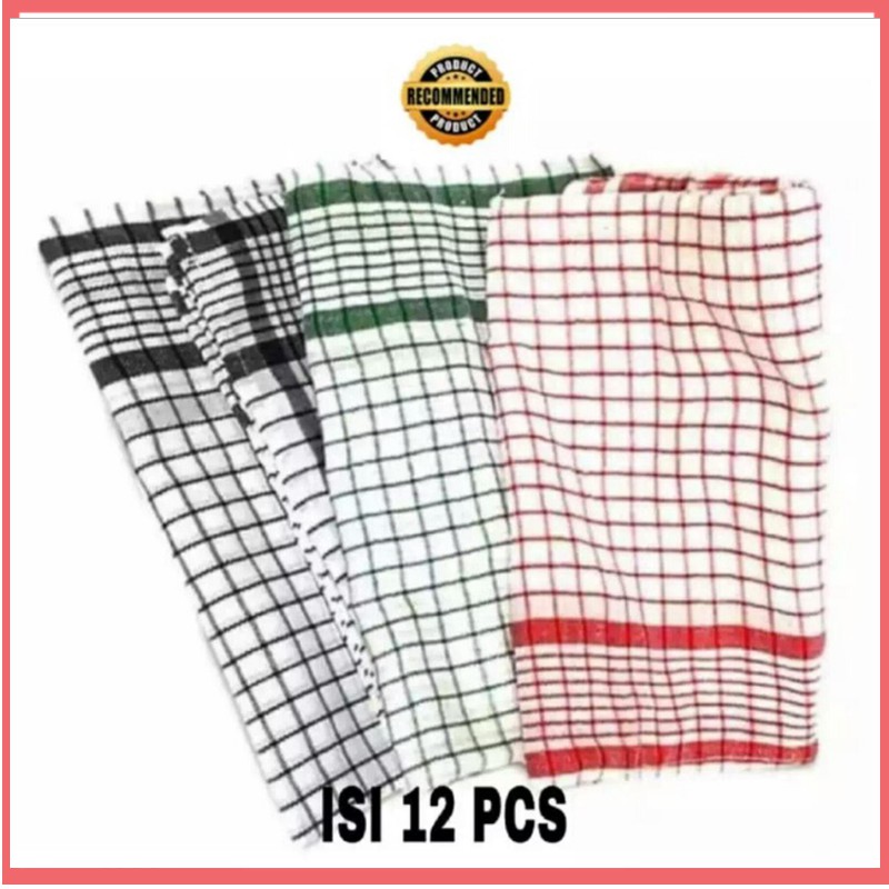 SERBET / 12 PCS / MAKAN SERBET DAPUR LAP TANGAN LAP PIRING