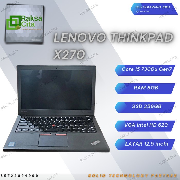 Lenovo Thinkpad X270 i5-7300u 8GB SSD 240GB - X260 i5-6300u, SSD 128GB