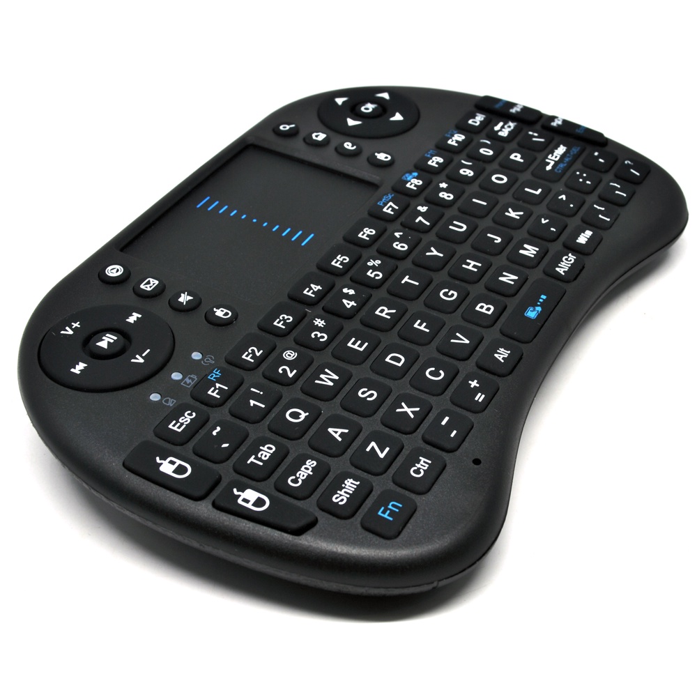 Taffware Mini Keyboard Wireless 2.4GHz with Touch Pad &amp; Fungsi Mouse