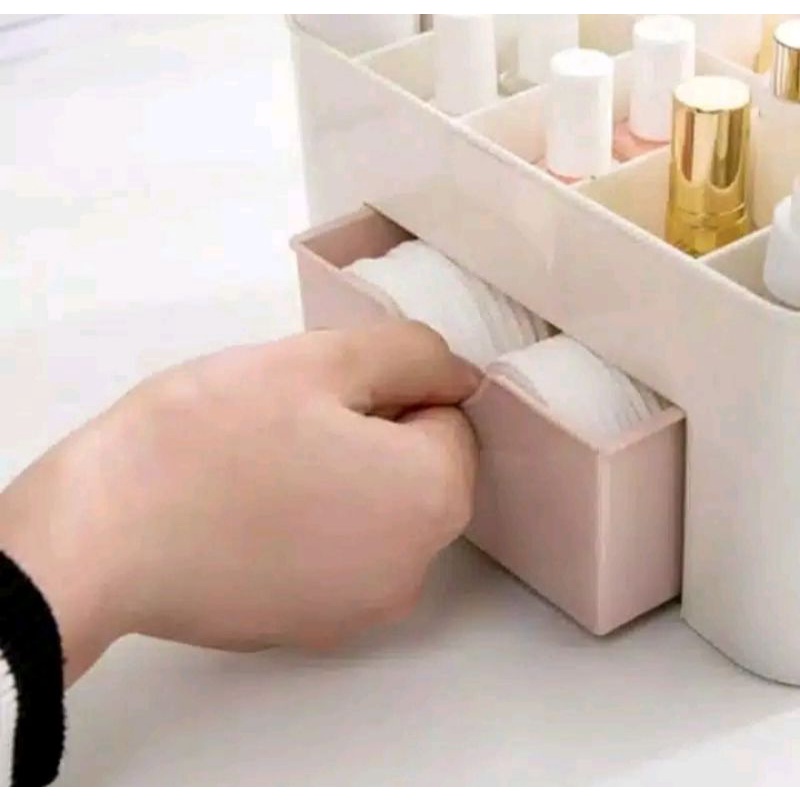 KOTAK RAK MAKEUP PENYIMPANAN MAKEUP MURAH LUCU STORAGE MAKEUP. FREE BUBBLE WREP