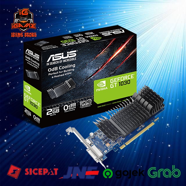 ASUS GeForce GT 1030 2GB GDDR5 - GT1030 NAMPOL GAN