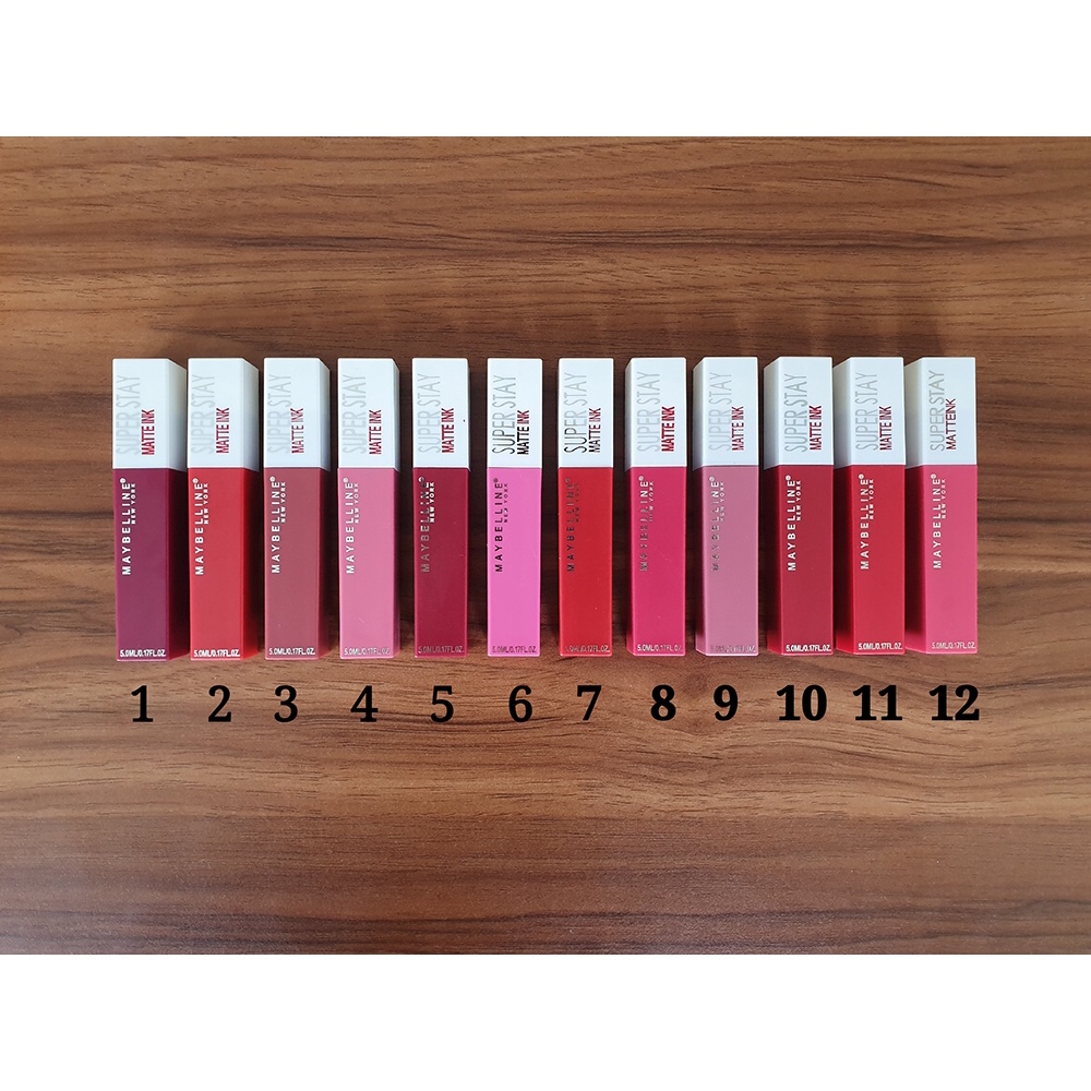 Lipcream  Mybeline Superstay Matteink Waterproof-5ml