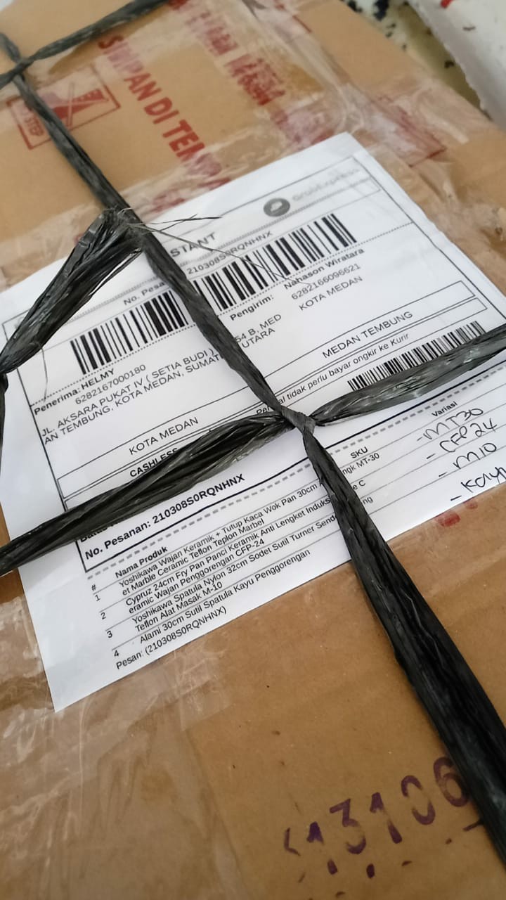 Cypruz Frying Pan Keramik Tanpa Minyak 24cm | Wajan Marble | Penggorengan Anti Lengket | Teplon