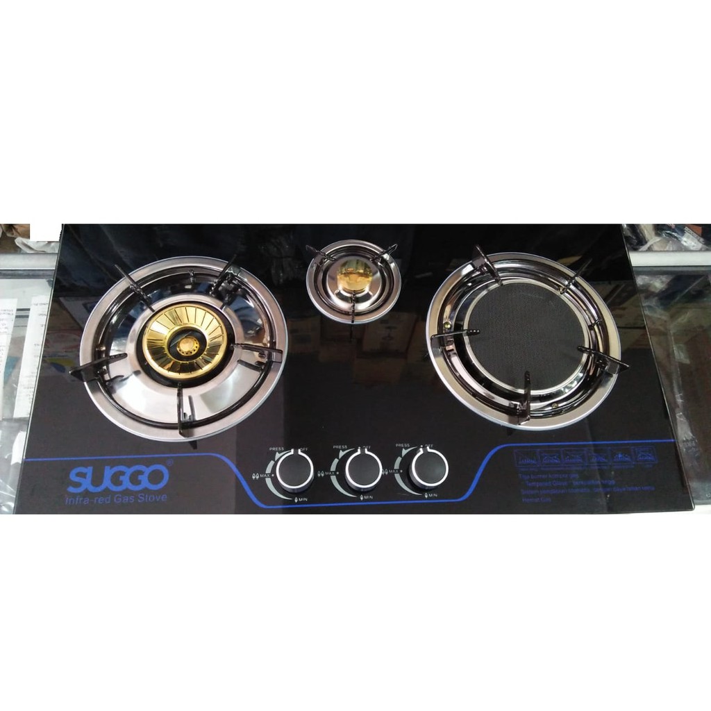 Kompor Gas LPG 3 Tungku SUGGO SG 301 Shopee Indonesia Kompor Gas LPG 3 Tungku SUGGO SG 301 Shopee Indonesia