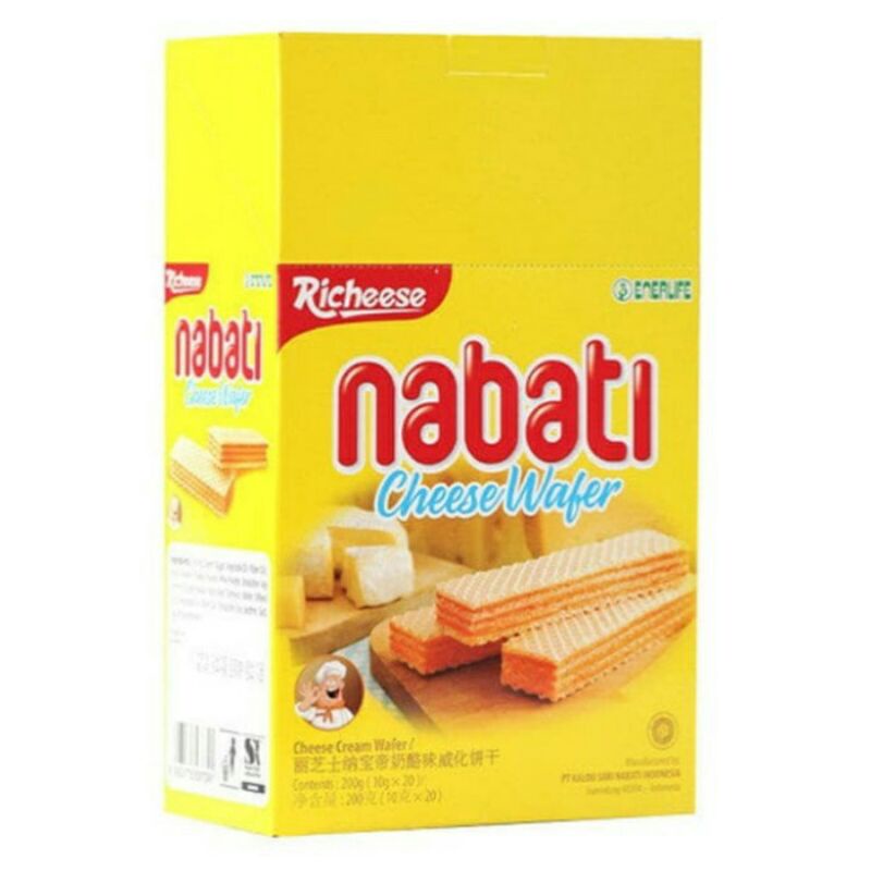 

Richeese Nabati Wafer Keju dan Coklat Isi 20 Pcs