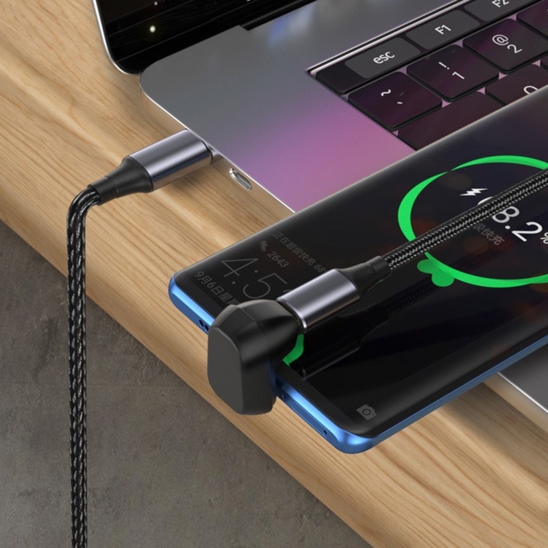 Adapter Konverter USB Tipe C 5A 100W Male Ke Female 8K @ 60Hz Fast Charging Untuk SmartPhone / Laptop