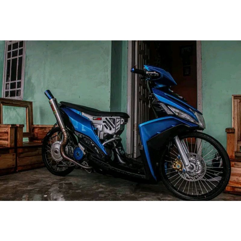 BOX BAGASI CUSTOM COAK SEPERTI ALMUNIUM ALMO MIO M3,MIO Z SOUL GT,FINO 125, XRIDE BODY KASAR YAMAHA