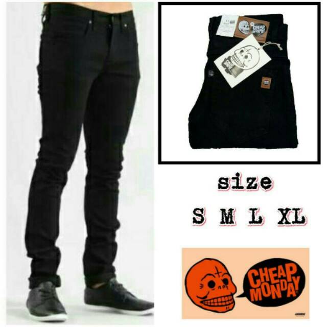 

CHEAP MONDAY BLACK SKINNY/STRECTH/PENSIL