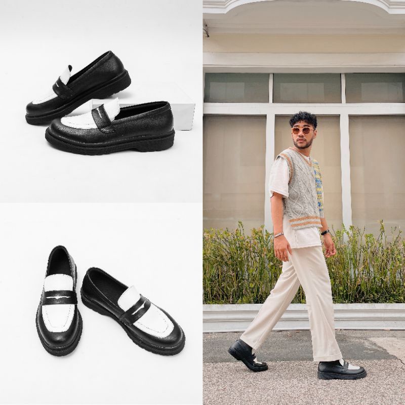 sepatu pria slipon loafers khailamen shoes x zm89fashionshop