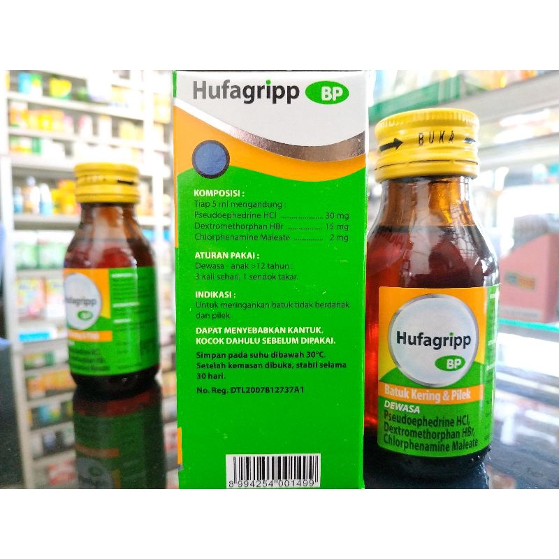 HUFAGRIP BP DEWASA 60 ML (hijau)