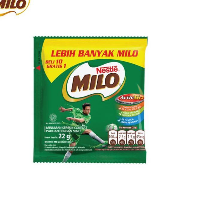 

PROMO 3.3 Milo Activ-Go Sachet 22gr x 11