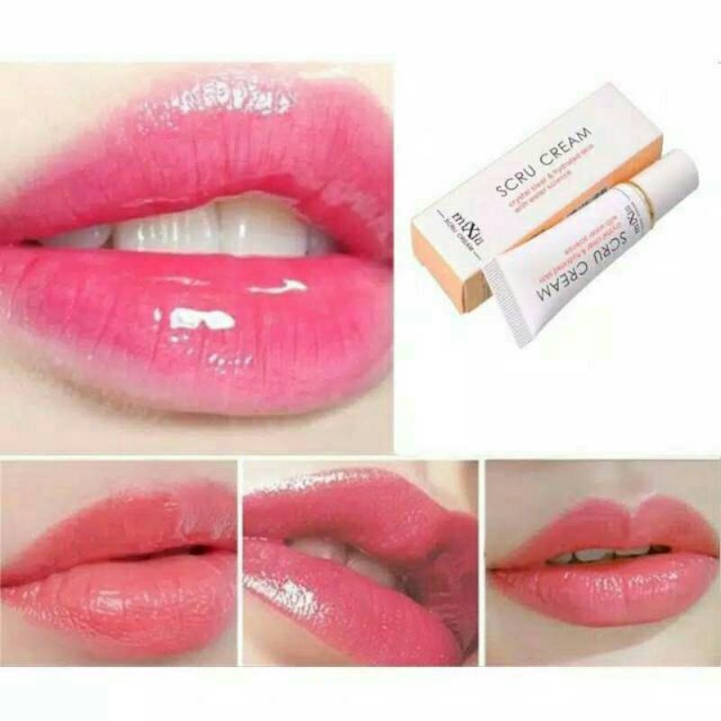 MIXIU SCRUB BIBIR CREAM ORIGINAL 100% / SCRUB CREAM BIBIR