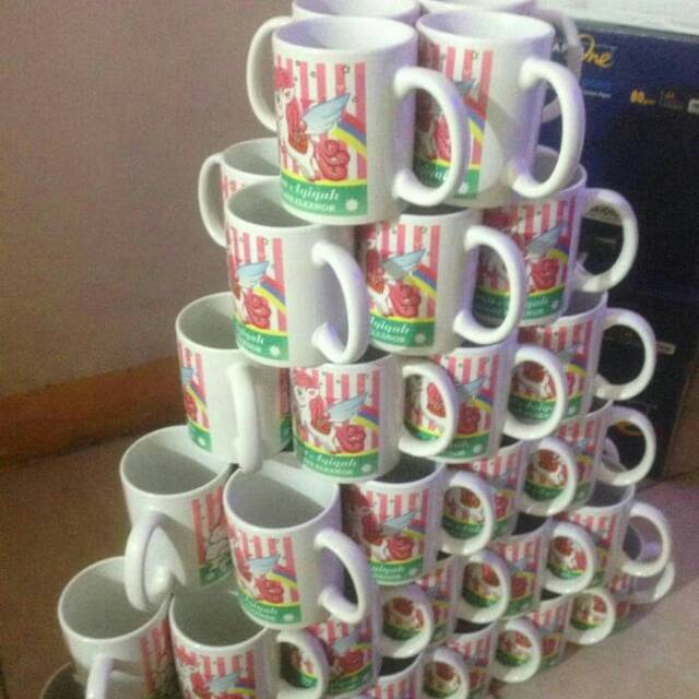 Mug custom cetak gambar bebas
