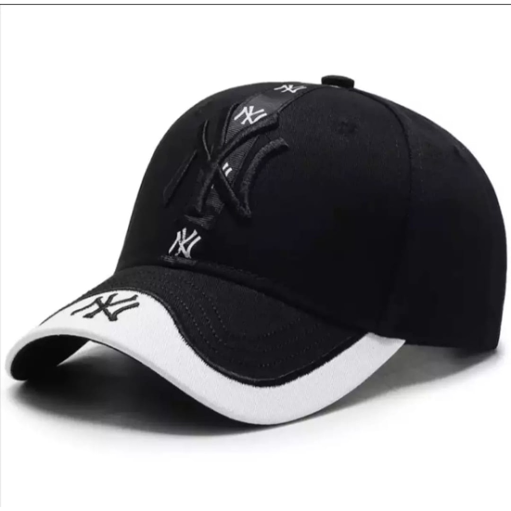 Topi Baseball Terbaru Topi Distro Ny Dual One Pria dan Wanita