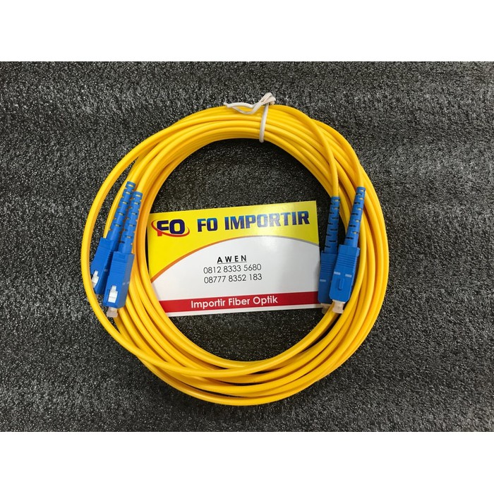 Patchcord SC/PC - SC/PC Single mod Duplex [10Meter]