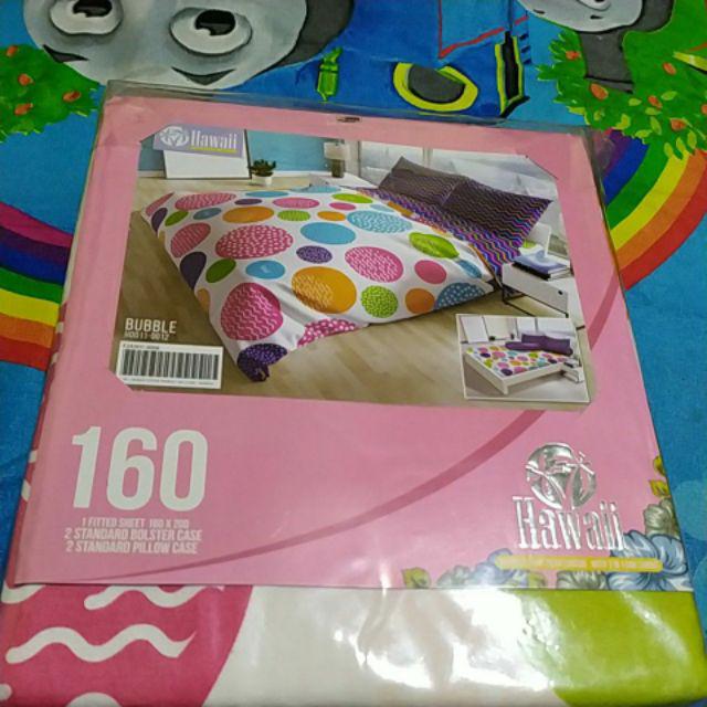 New Sprei My Love Hawaii Bantal 4 Ukuran 180x200 / Bantal 2 Ukuran 160x200 Series 1