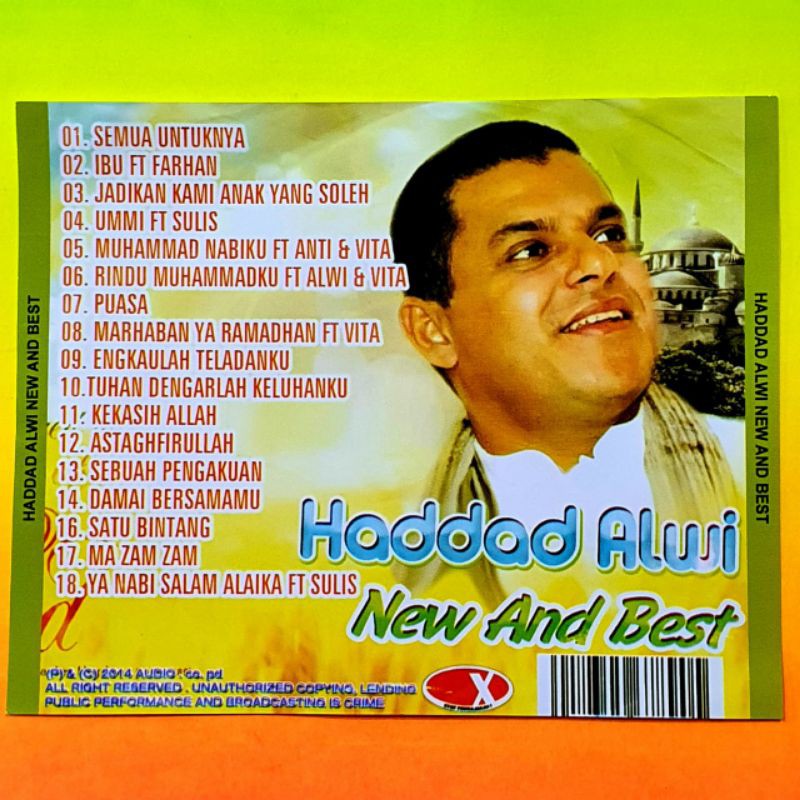 Kaset Cd Musik Lagu Audio Mobil New And Best Haddad Alwi Shopee Indonesia