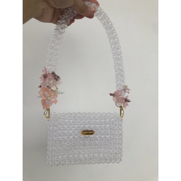 ✨✨ NINA BAG ✨✨ ( tas mutiara / tas mote / tas manik / tas handmade / tas bludru )