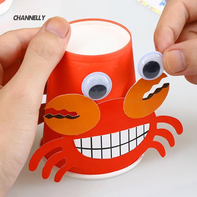 Jual PAper Cup Craft DIY Mainan Edukasi Anak Kerajinan Menempel ...