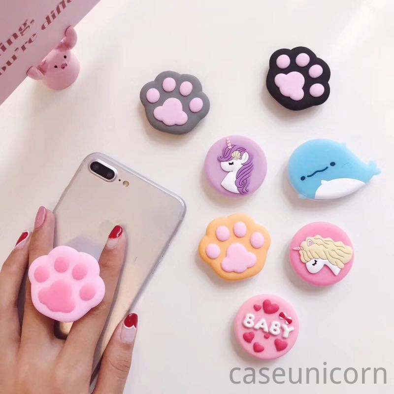 Popsocket Stand Holder 3D Lucu untuk iPhone / oppo / Samsung / Xiaomi / vivo