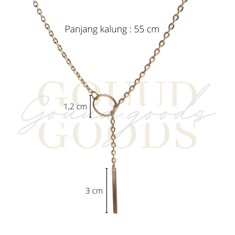 Circle Bar Necklace / Kalung Wanita Murah