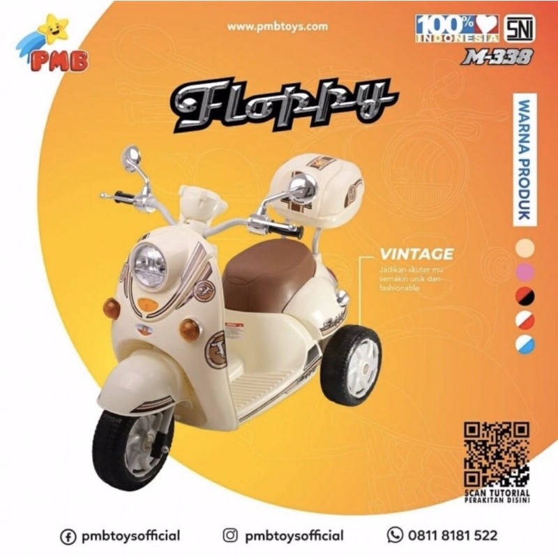 Motor Aki PMB Scoopy Mainan Anak