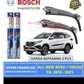 Bosch Sepasang Wiper Mobil All New Rush Terios 2018/2019/2020/2021/2022 frameless Original Bosch 22-