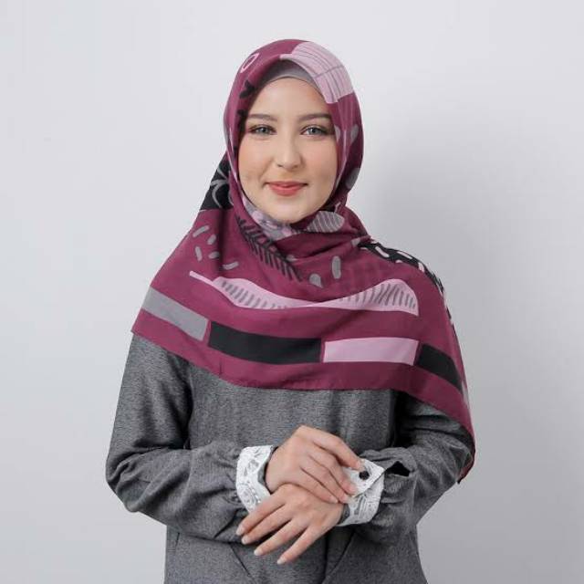 Aruni scarf mezora - hijab segiempat mezora