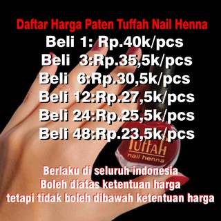 kutek halal muslimah Tuffah  nail henna cat  kuku  inai kuku  