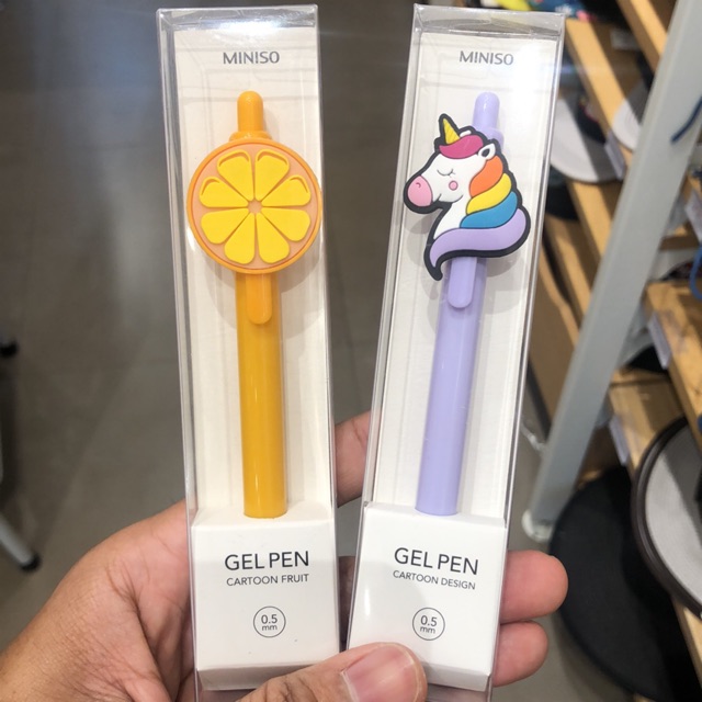 

Pulpen gel lucu, original miniso !!