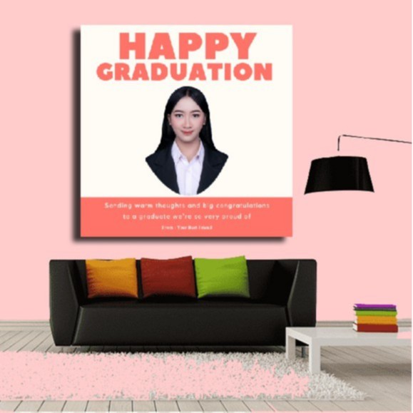 walldecor Kado Hadiah Hiasan Dinding Wisuda Ulta tebal mdf 9 mm dan 6 mm  termasuk laminasi