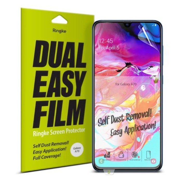 Ringke dual easy screen protector for Samsung Galaxy A70