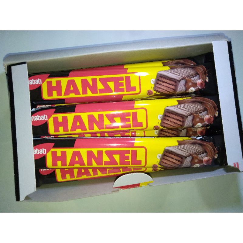 

Hanzel Nabati Wafer Coklat Hazelnut Ecer Satuan