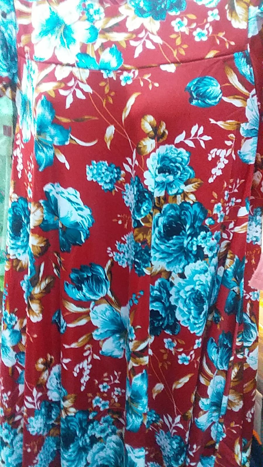 Daster Payung Busui Motif Bunga Rumput Daster Batik Bahan Rayon Solo Adem Nyaman Dipakai