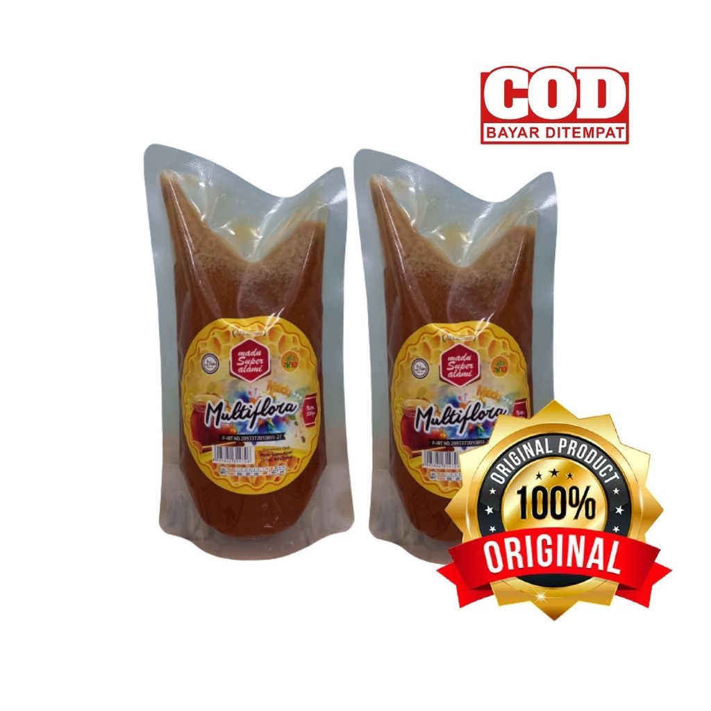 

Madu Multiflora Refill Al Yamany Madu Murni Asli 500gr